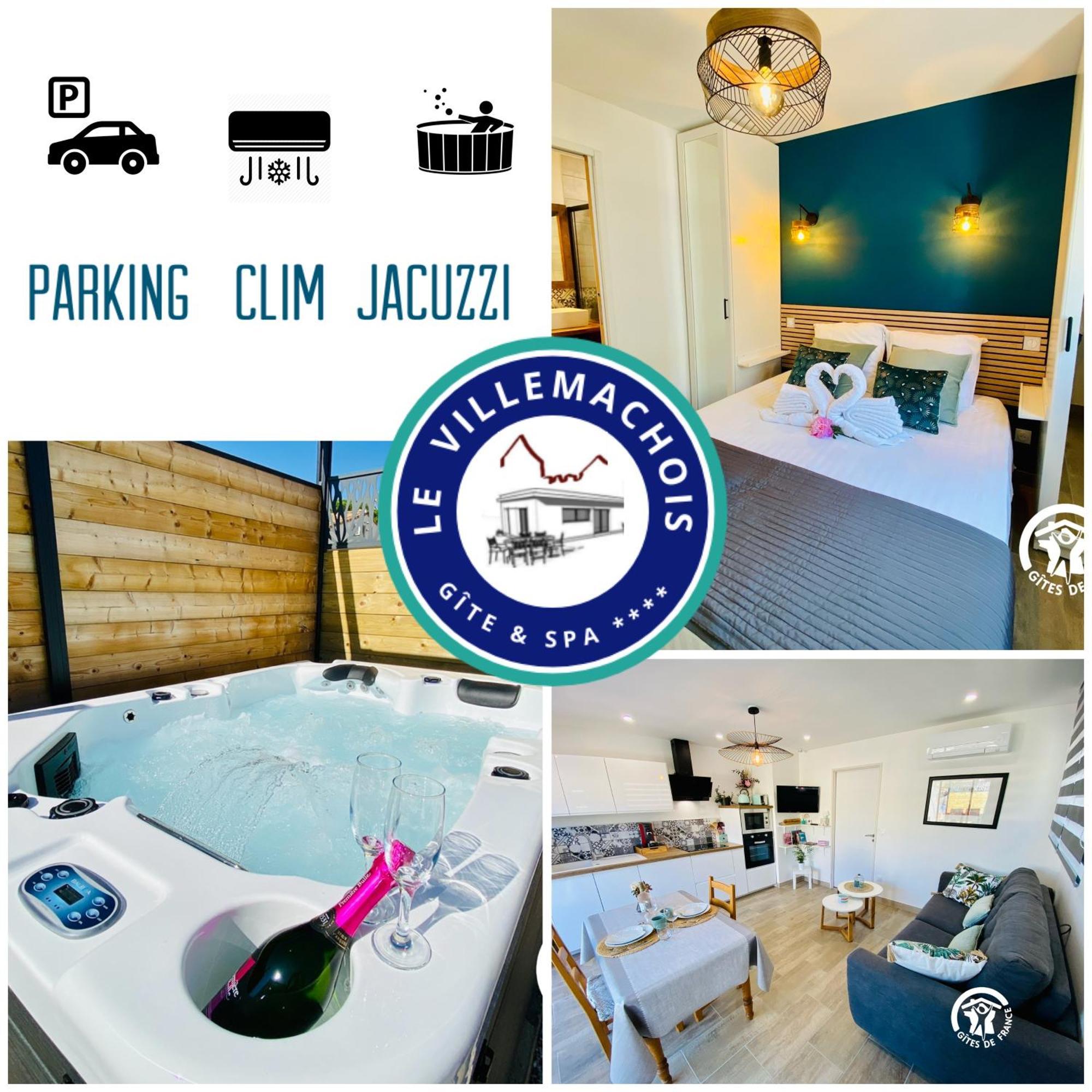 Gite & Spa Le Villemachois - 4 Etoiles - Jacuzzi Couvert - Calme Et Independant - Clim - Parking - 5 Min Carcassonne Villemoustaussou Экстерьер фото