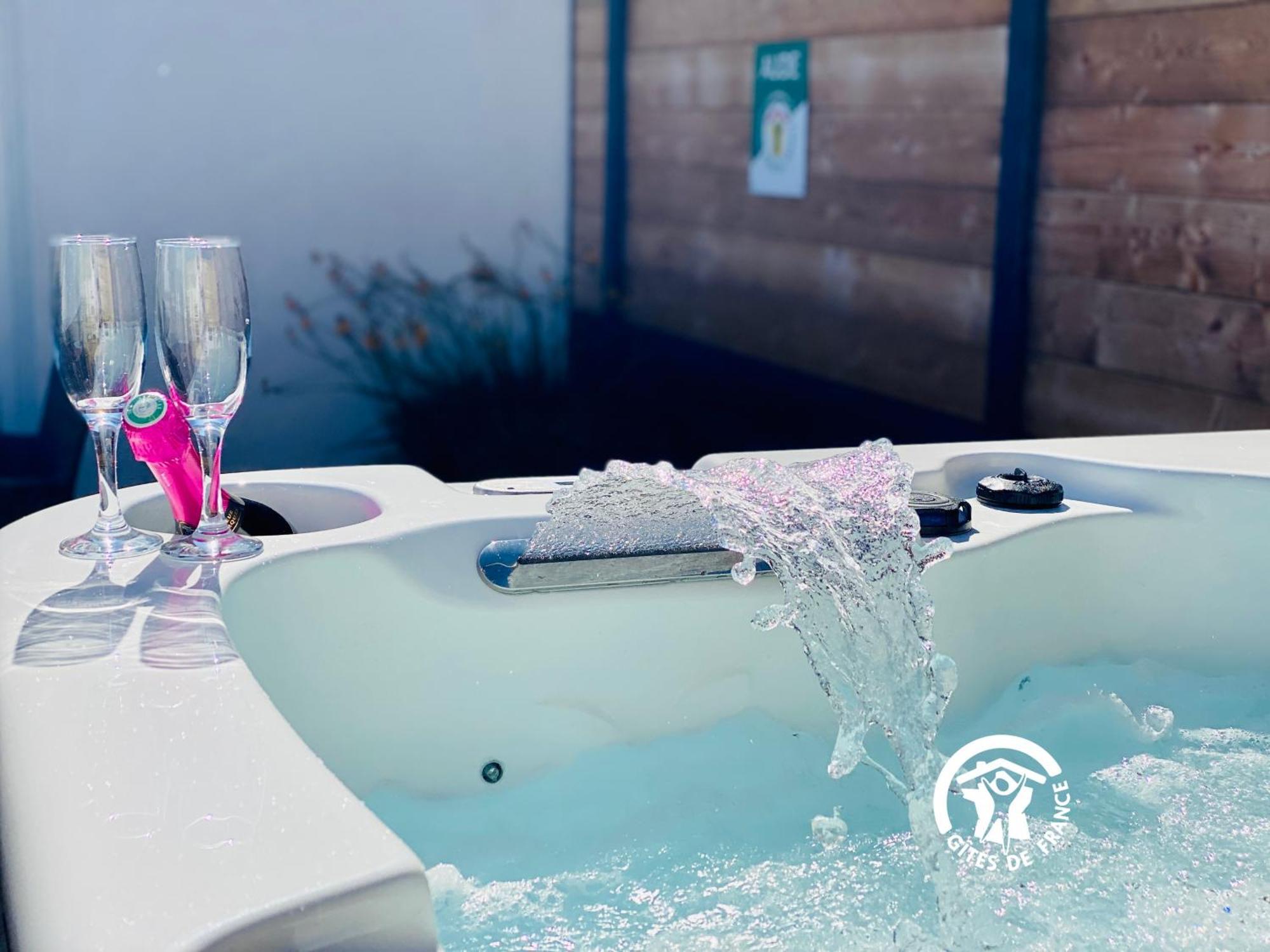 Gite & Spa Le Villemachois - 4 Etoiles - Jacuzzi Couvert - Calme Et Independant - Clim - Parking - 5 Min Carcassonne Villemoustaussou Экстерьер фото
