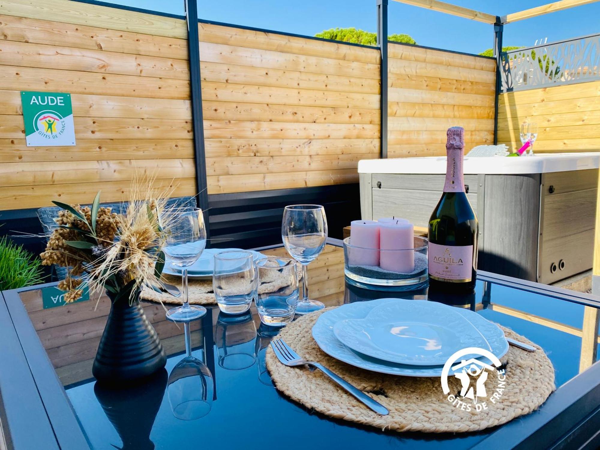 Gite & Spa Le Villemachois - 4 Etoiles - Jacuzzi Couvert - Calme Et Independant - Clim - Parking - 5 Min Carcassonne Villemoustaussou Экстерьер фото