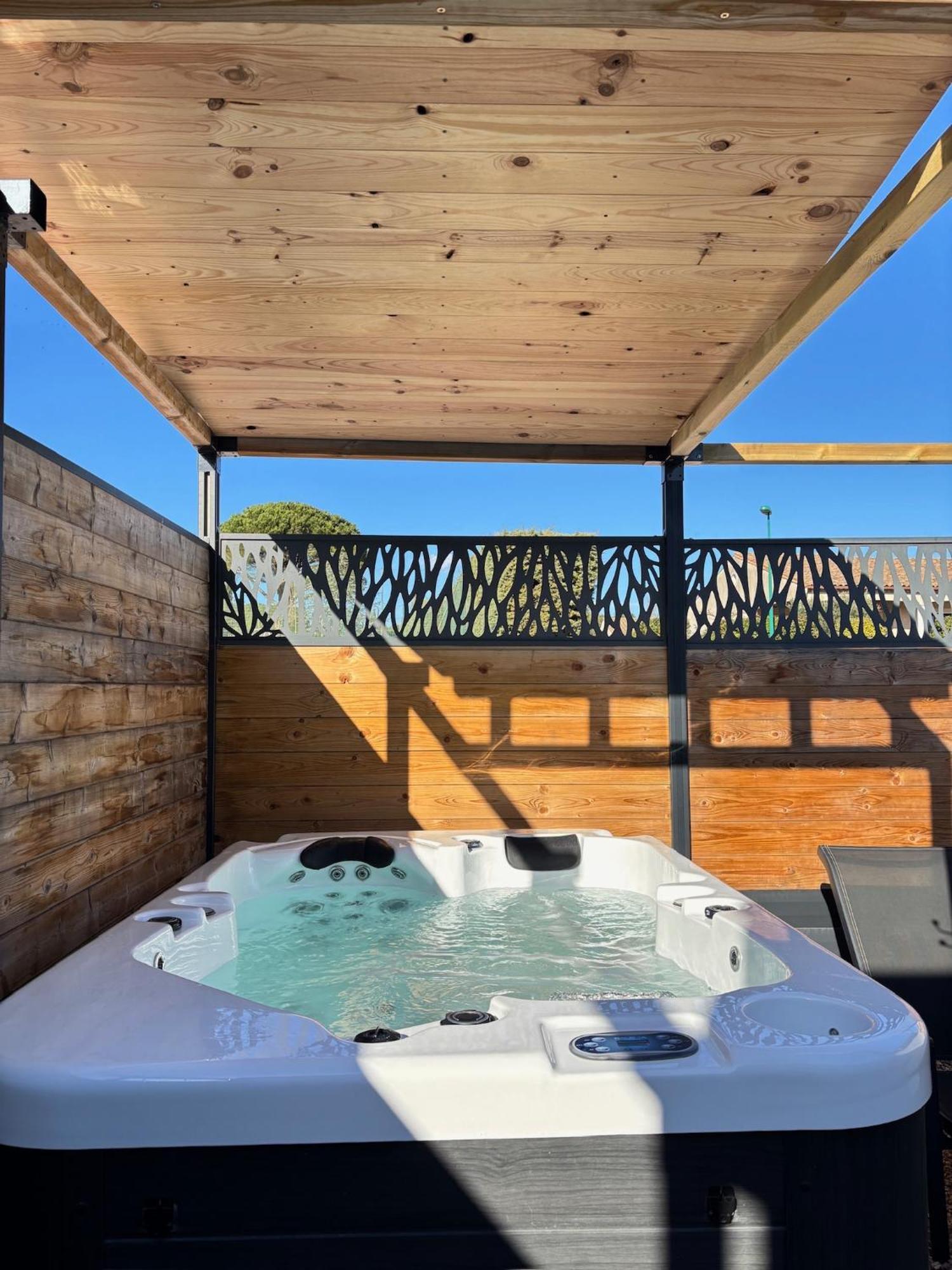 Gite & Spa Le Villemachois - 4 Etoiles - Jacuzzi Couvert - Calme Et Independant - Clim - Parking - 5 Min Carcassonne Villemoustaussou Экстерьер фото
